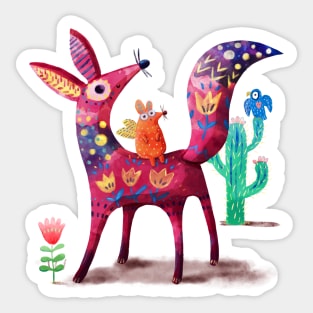 Desert Fox Sticker